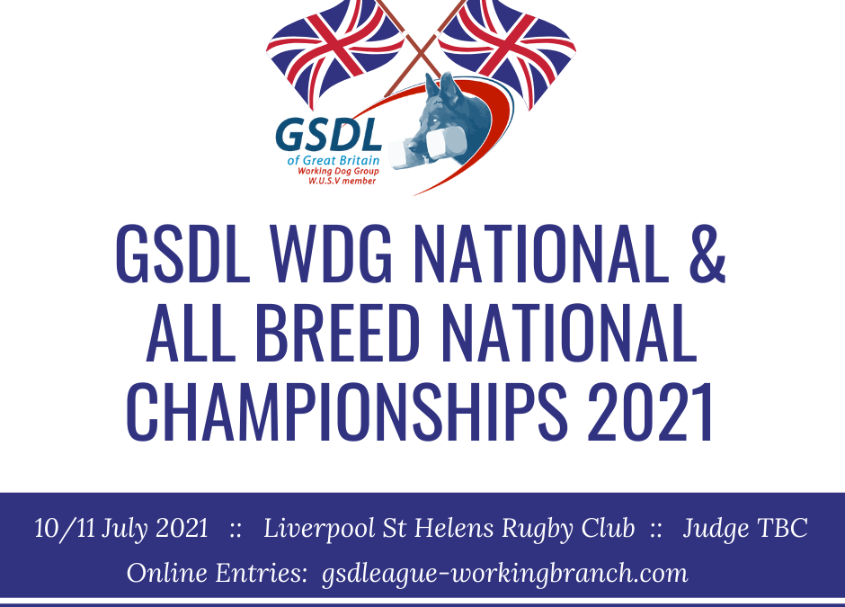 GSDL WDG National & All Breed National Championship 2021